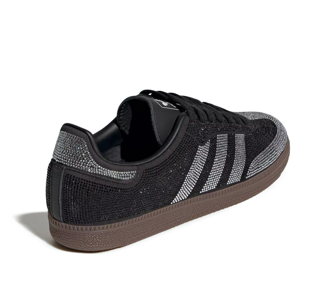 Adidas Samba OG Rhinestone Black Silver (Women's) (IH9052) | Snrkickz 1