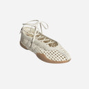 Adidas Taekwondo Mei Ballet Basketweave Cream White (Women's) | Snrkickz 2