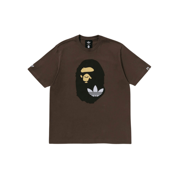 Adidas x BAPE Ape Head Tee Brown