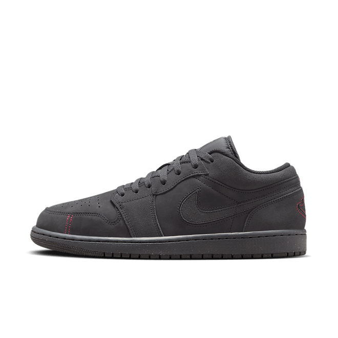 Air Jordan 1 Low SE Craft Dunkelrauchgrau Varsity Rot