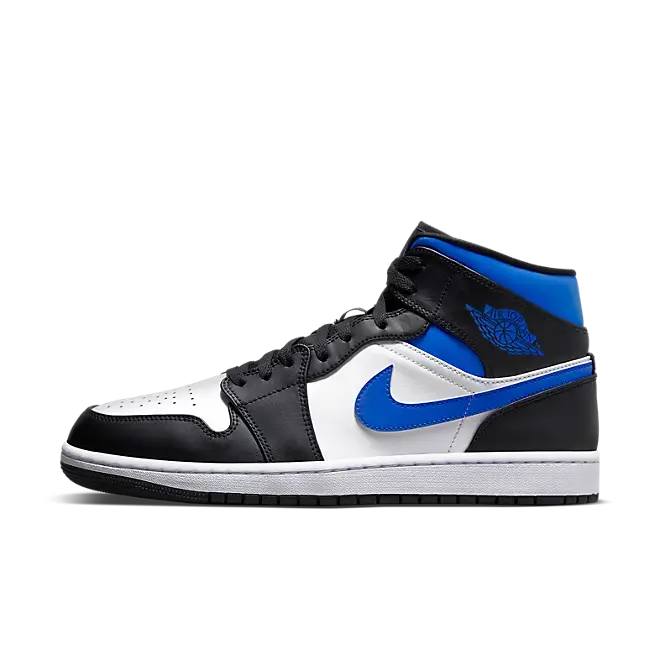 Air Jordan 1 Mid Black Racer Blue White