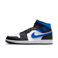Air Jordan 1 Mid Black Racer Blue White - SnrKickz