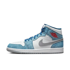 Air Jordan 1 Mid French Blue Fire Red