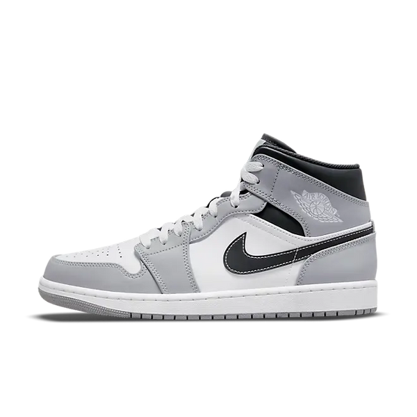 Air Jordan 1 Mid Hellrauchgrau Anthrazit