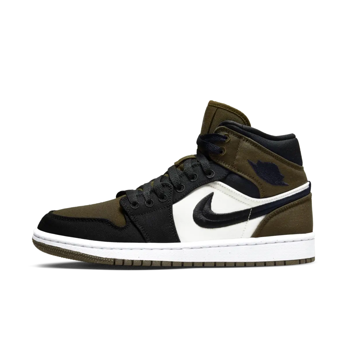 Air Jordan 1 Mid Olive Toe