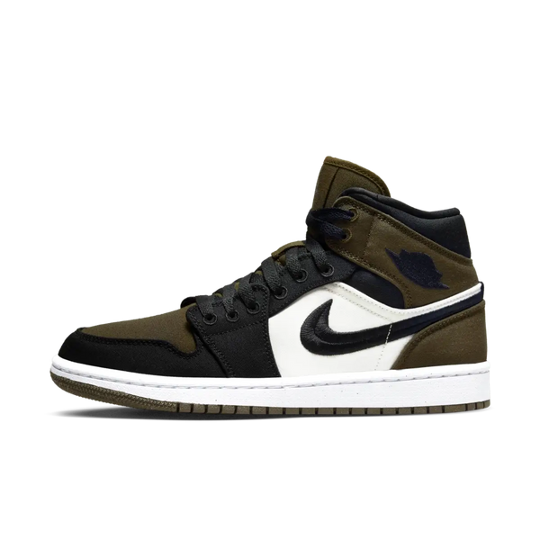 Air Jordan 1 Mid Olive Toe