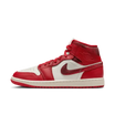 Air Jordan 1 Mid SE Red Cracked Leather