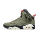 Air Jordan 6 Travis Scott Medium Olive