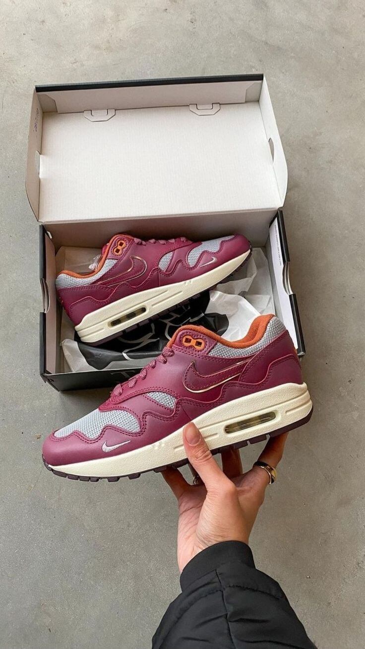Nike Air Max 1 Patta Rush Maroon