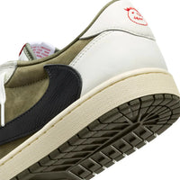 Air Jordan 1 Low OG x Travis Scott Medium Olive (DM7866-200) | Snrkickz detail shot