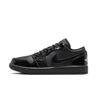 Air Jordan 1 Low SE Patent Elephant Black (Women's) (HJ7743-010) | Snrkickz
