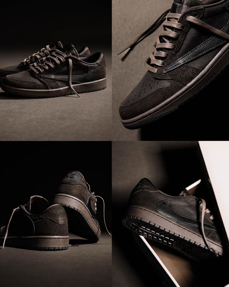 Air Jordan 1 Low Travis Scott Brown Velvet