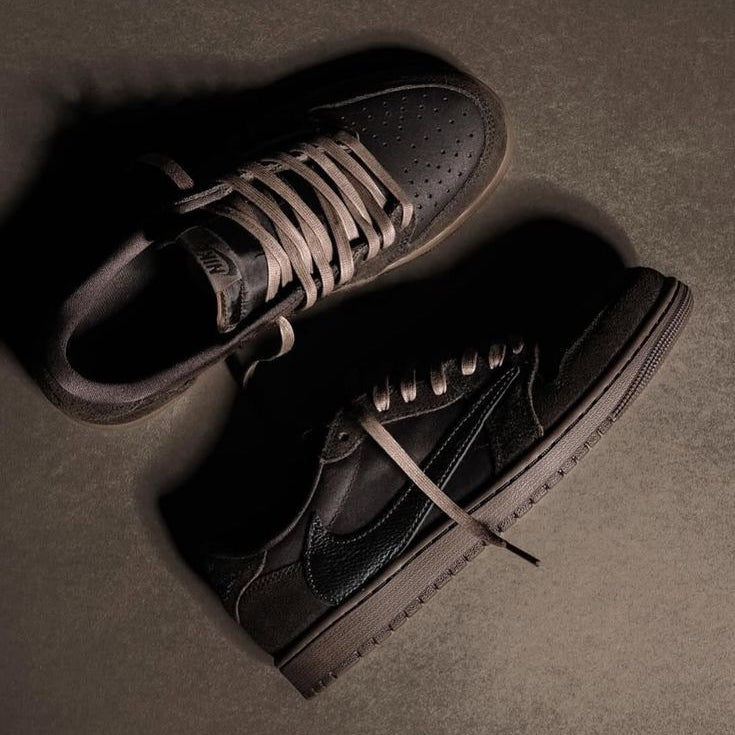 Air Jordan 1 Low Travis Scott Brown Velvet (DM7866-202) | Snrkickz

