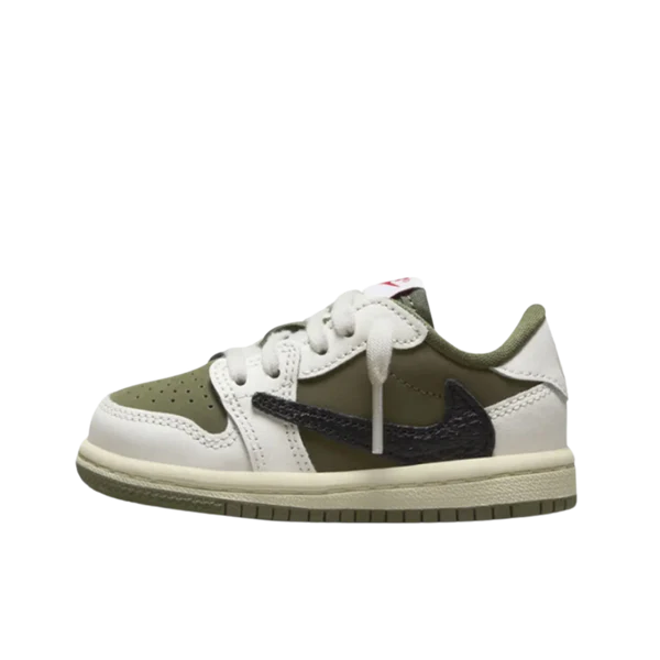 Air Jordan 1 Retro Low OG SP Travis Scott Medium Olive (TD-Kids)