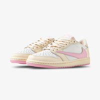 Air Jordan 1 Retro Low OG SP Travis Scott Sail Tropical Pink (IQ7604-12