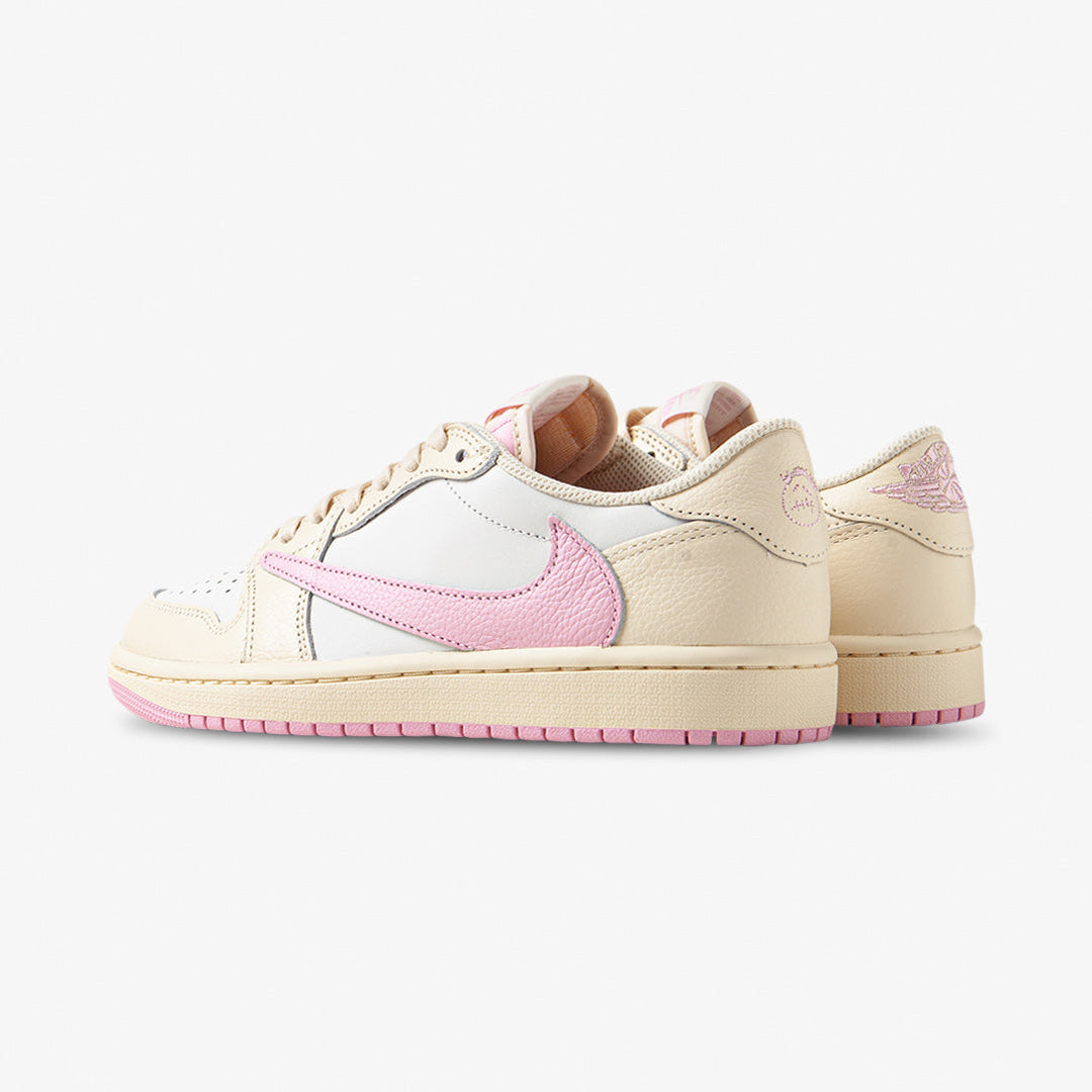 Air Jordan 1 Retro Low OG SP Travis Scott Sail Tropical Pink