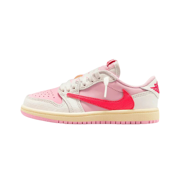 Air Jordan 1 Retro Low OG SP Travis Scott Sail Tropical Pink (PS-Kids) SNrkickz