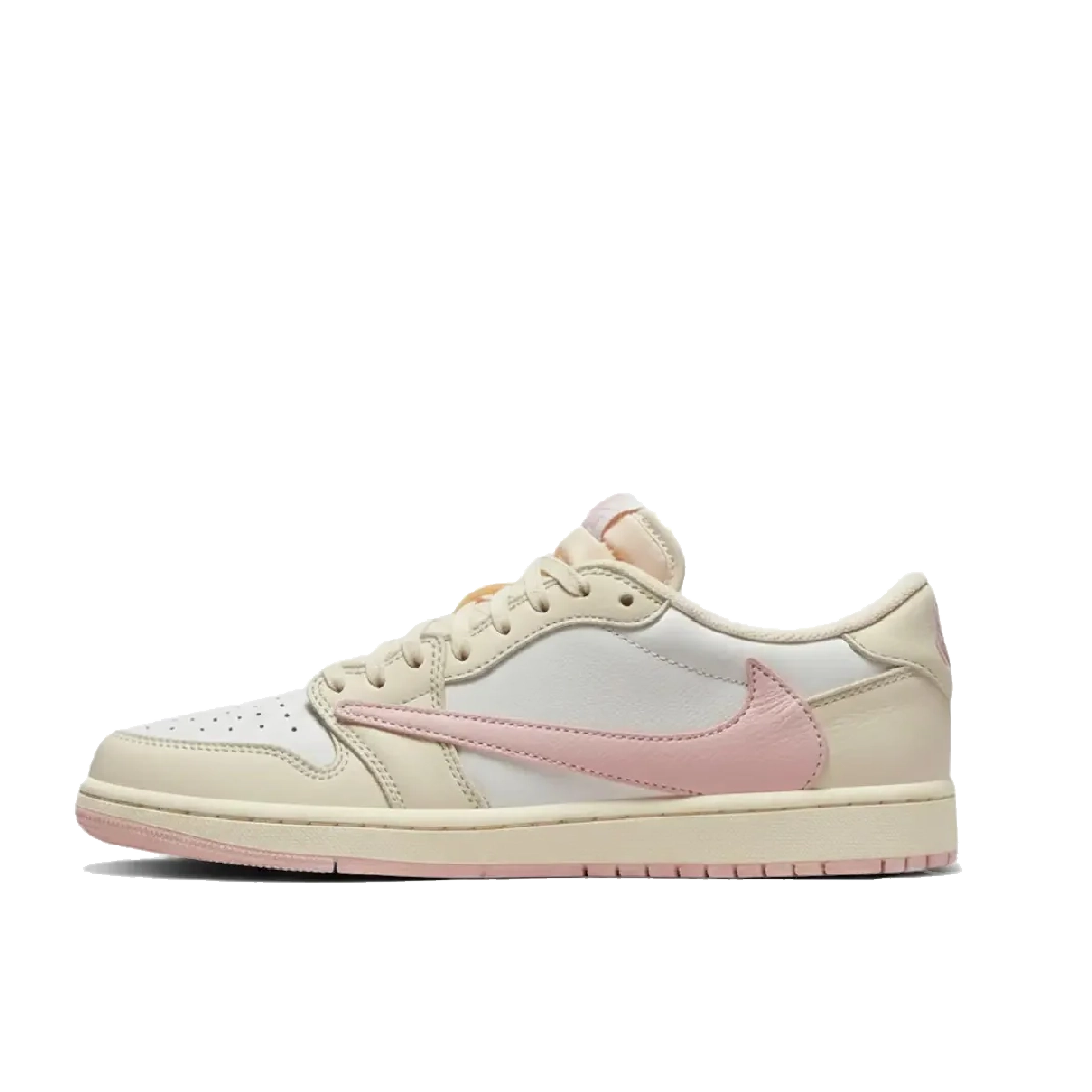 Air Jordan 1 Retro Low OG SP Travis Scott Sail Tropical Pink