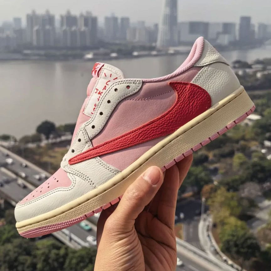 Air Jordan 1 Retro Low OG SP Travis Scott Shy Pink (IQ7604-100) | Gratis Verzending snrkickz 2