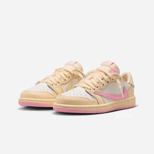 Air Jordan 1 Retro Low OG SP Travis Scott Shy Pink (PS-Kids)
