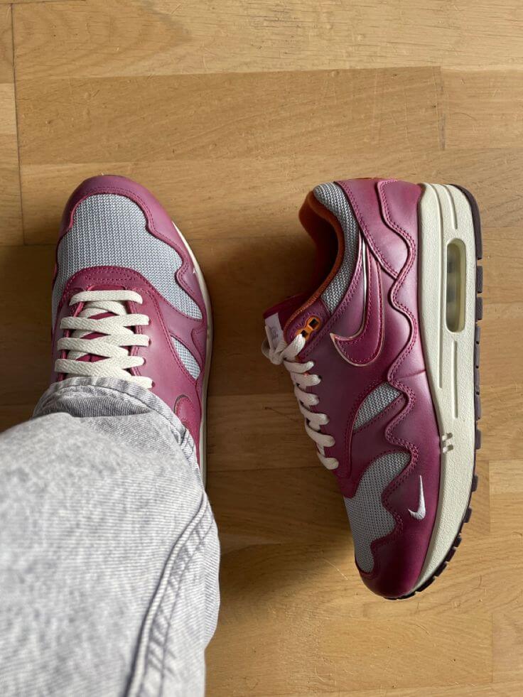 Nike Air Max 1 Patta Rush Maroon