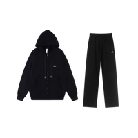 Alo Accolade Full Zip Hoodie Black Set

