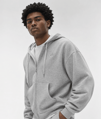 Alo Accolade Full Zip Hoodie Heather Grey Set Snrkickz