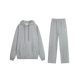 Alo Accolade Heather Grey Full Set Straight Leg
