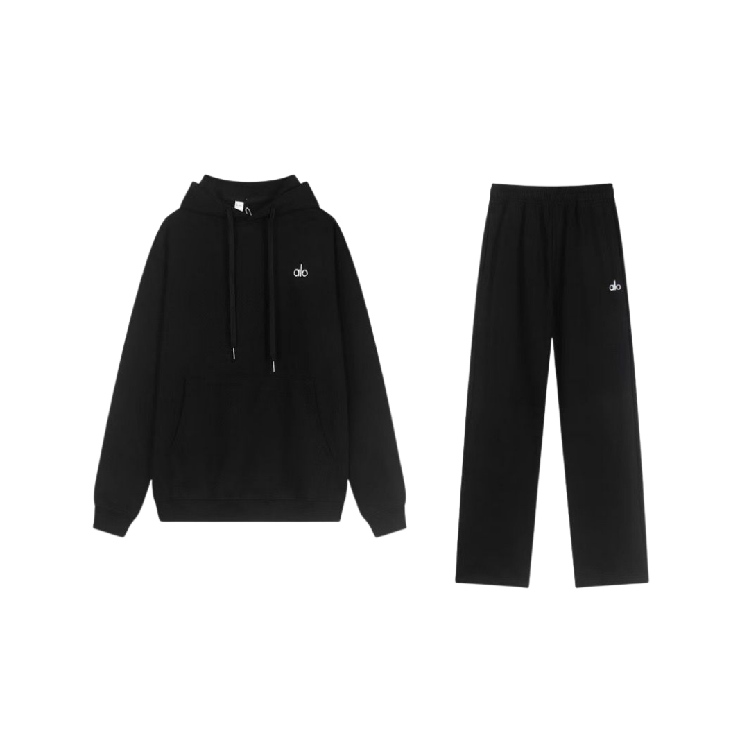 Alo Accolade Navy Black Full Set Straight Leg