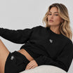 Alo Yoga Accolade Crew Neck Pullover Black