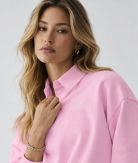 Alo Yoga Accolade Crew Neck Pullover Pink Marshmallow Snrkickz 3