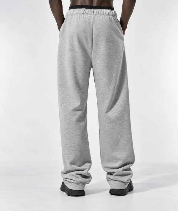 Alo Yoga Accolade Straight-Leg Sweatpants Heather Grey