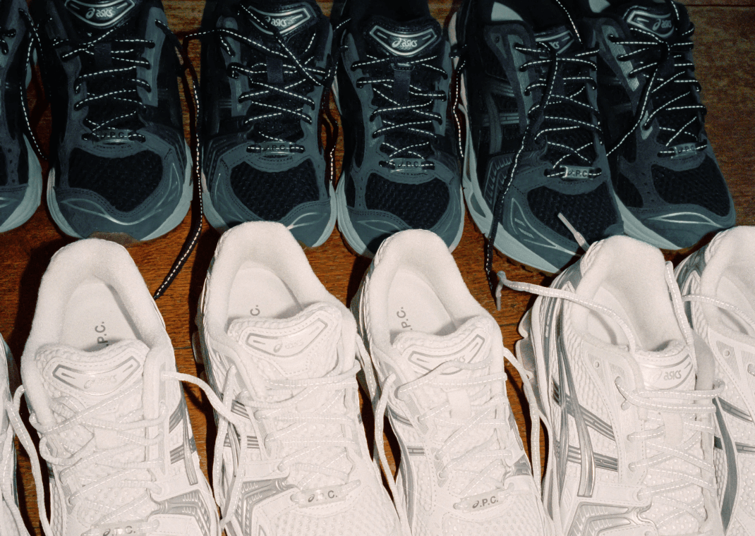 Asics Gel-Kayano 14 A.P.C. White Pure Silver