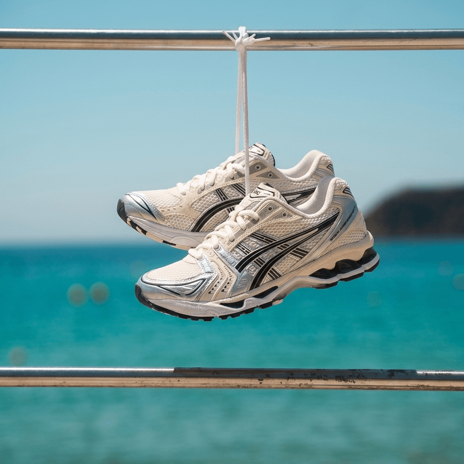 ASICS Gel-Kayano 14 Weiß Mitternacht