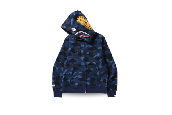 BAPE Color Camo Shark Full Zip Hoodie
