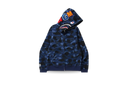 BAPE Color Camo Shark Full Zip Hoodie front Snrkickz