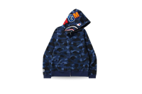 BAPE Color Camo Shark Full Zip Hoodie front Snrkickz