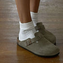 Birkenstock Boston Soft Footbed Suede Taupe (0560771) | Snrkickz 6