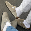 Birkenstock Boston Soft Footbed Suede Taupe (0560771) | Snrkickz 7