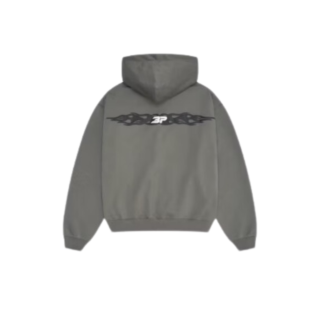 Broken Planet Chaos Hoodie Gunmetal Grey