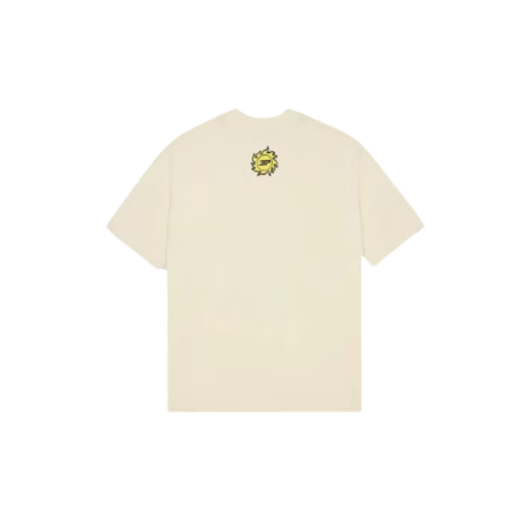 Broken Planet Foot On The Gas T-shirt Vanilla White