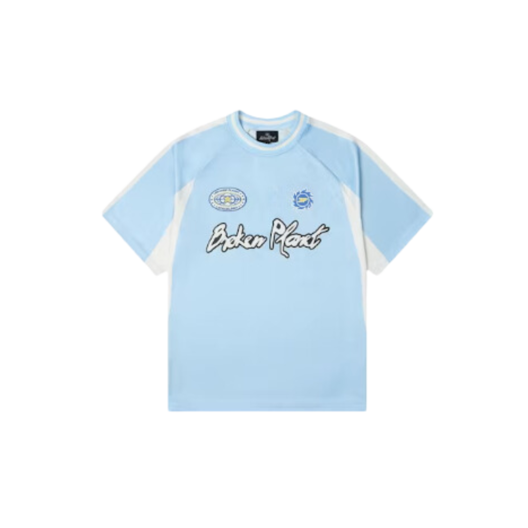 Broken Planet Football Jersey 22 Light Blue