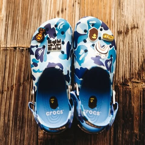 Crocs Classic Clog Bape ABC Camo Blue