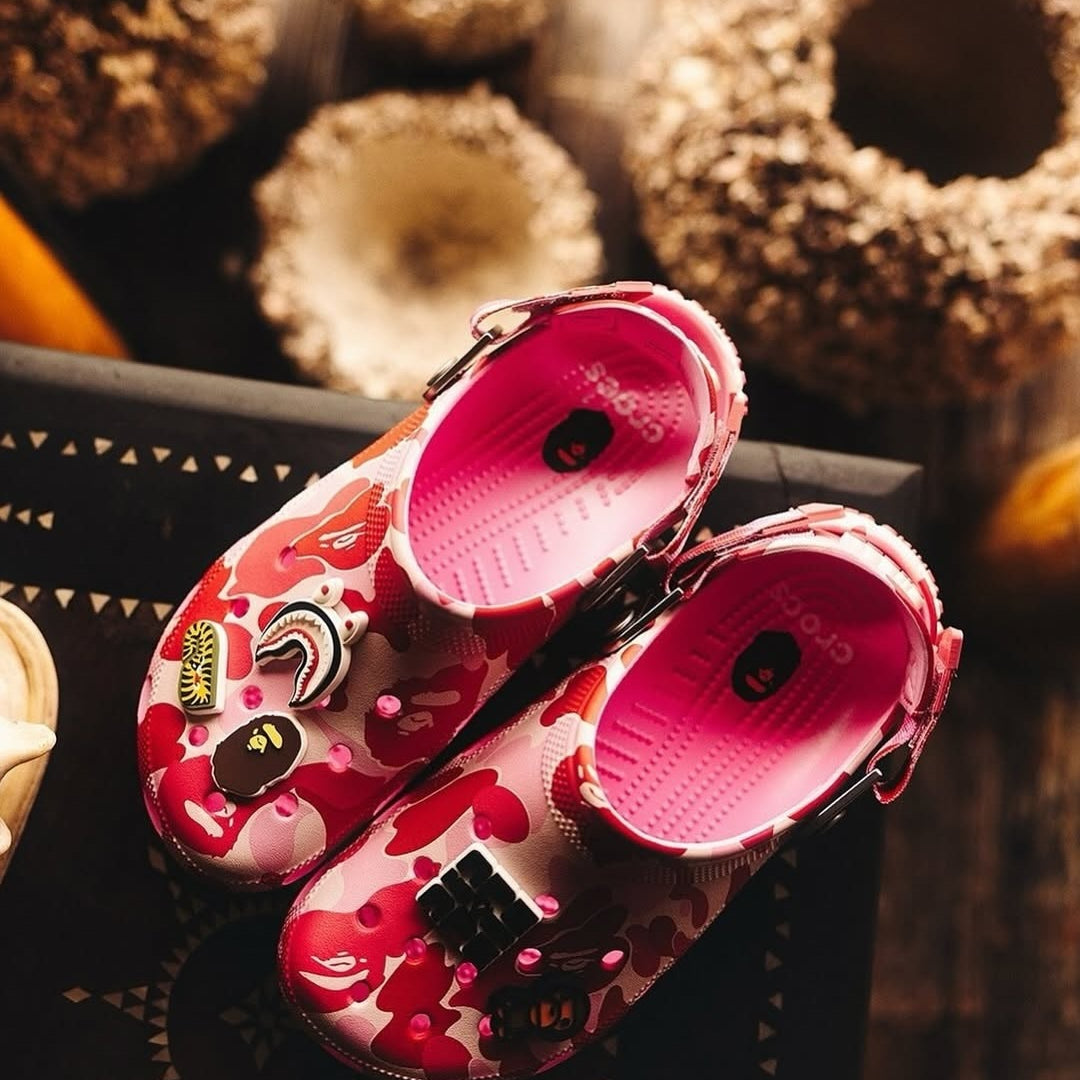 Crocs Classic Clog BAPE ABC Camo Pink