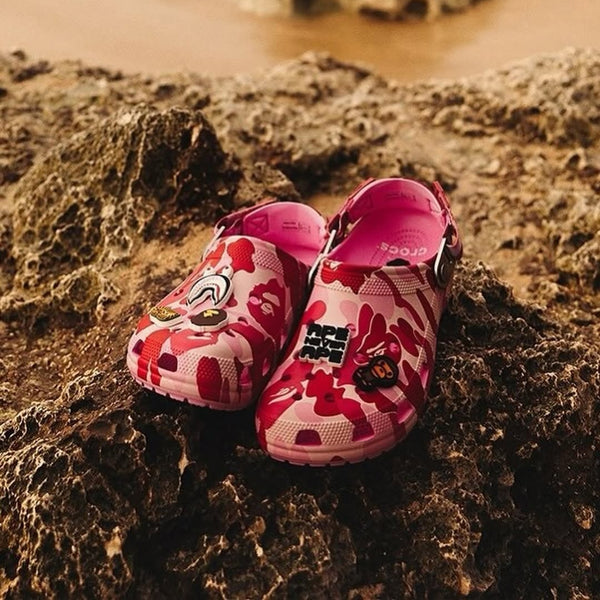Crocs Classic Clog BAPE ABC Camo Pink