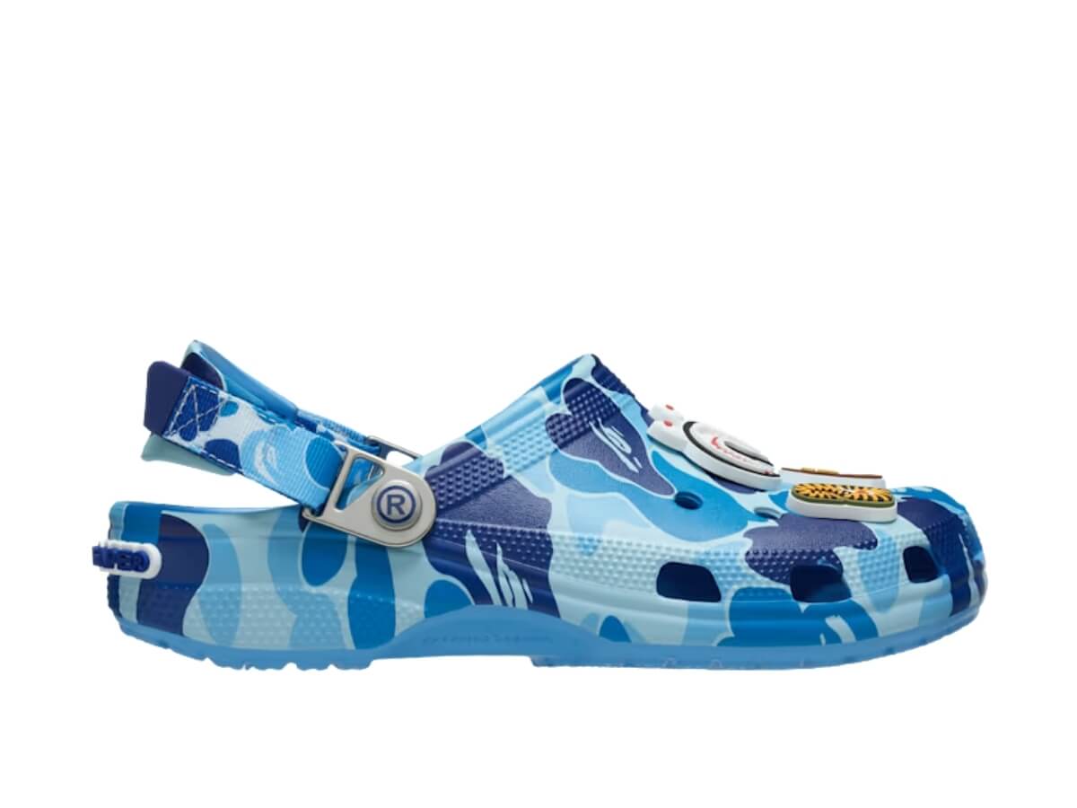 Crocs Classic Clog Bape ABC Camo Blue