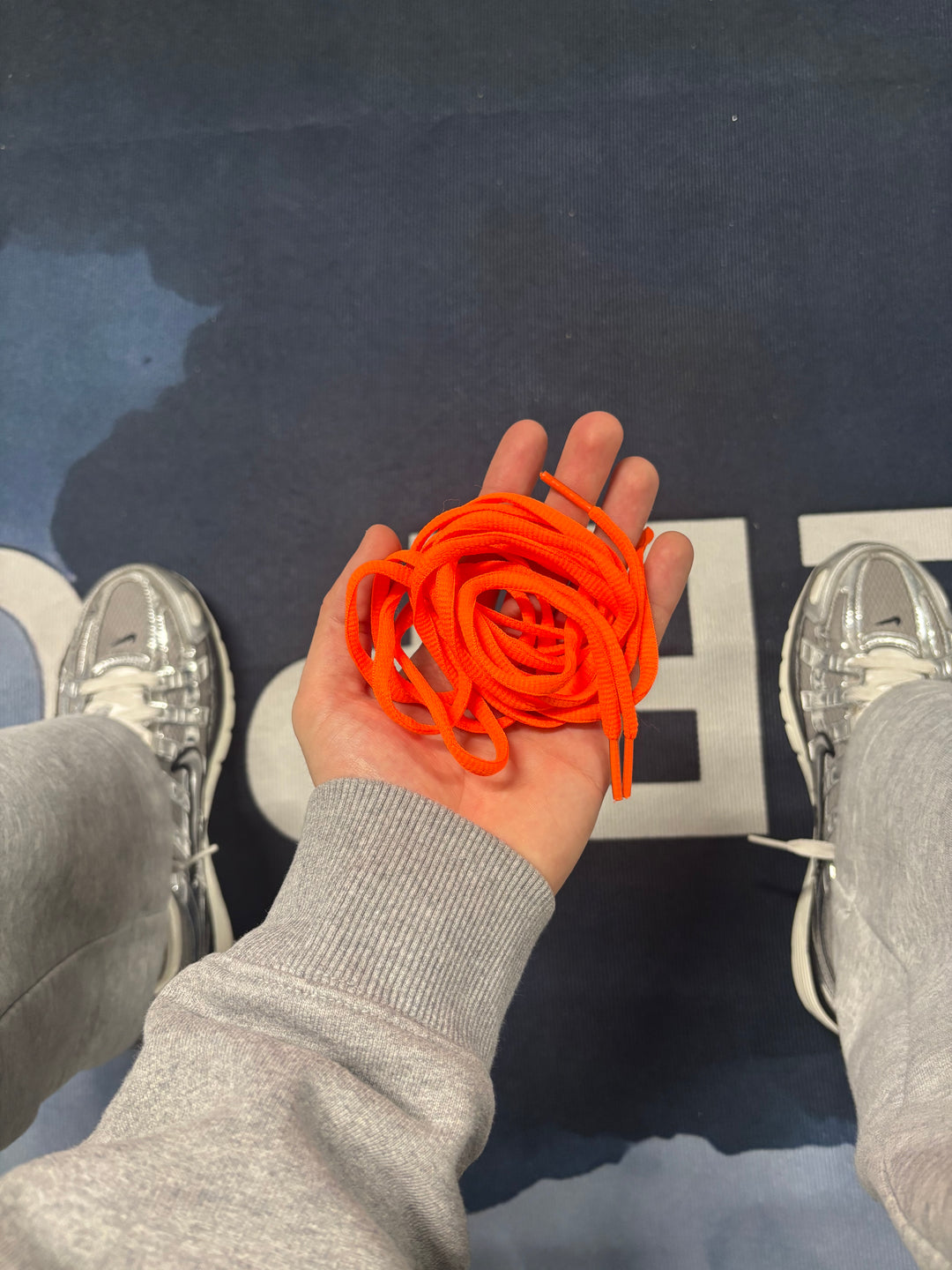 Asics Orange Shoelaces