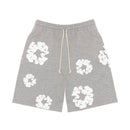 Denim Tears The Cotton Wreath Shorts Grey | Snrkickz