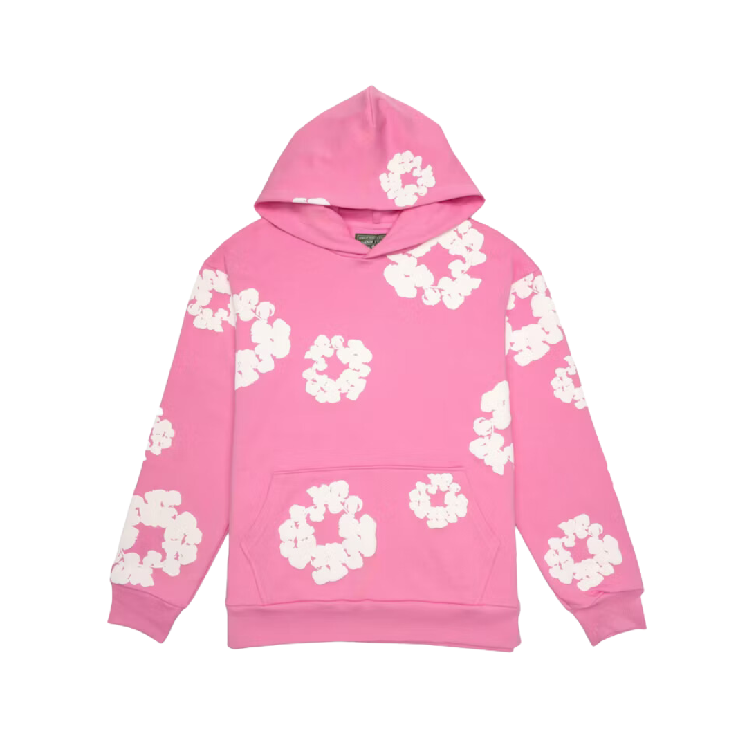 Denim Tears The Cotton Wreath Hoodie Pink