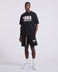 Essentials NBA SET WHITE BLACK - SNRKICKZ MODEL PRINT